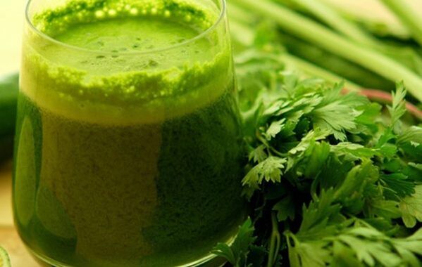 parsley smoothie to lose weight