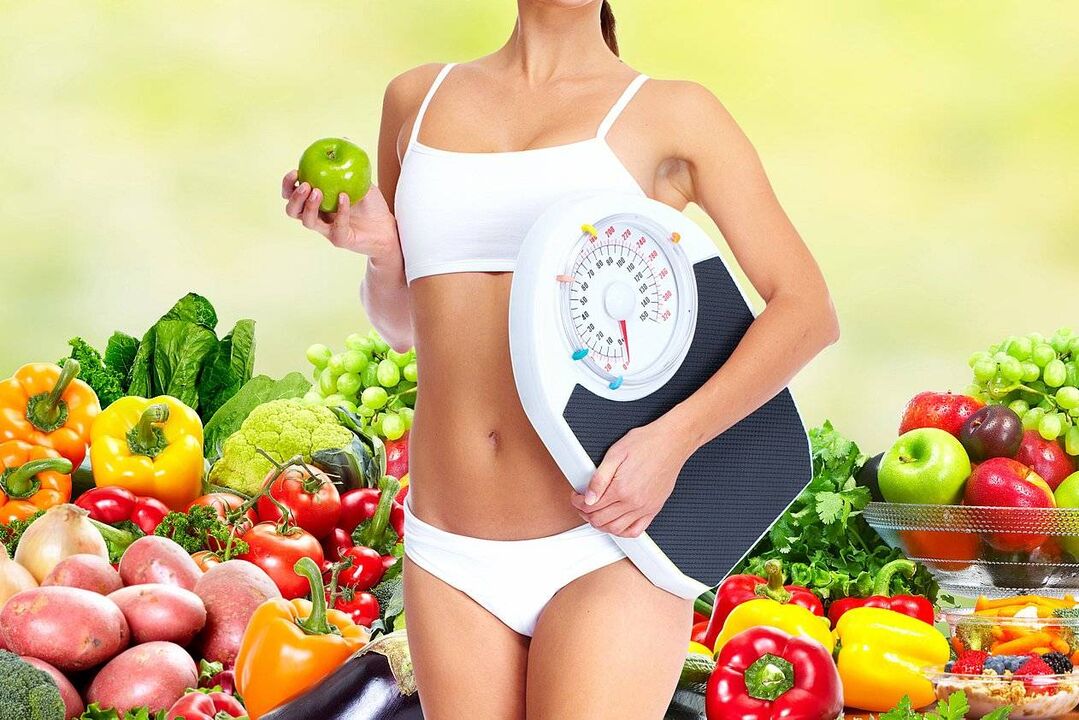 vegetables and fruits to lose weight